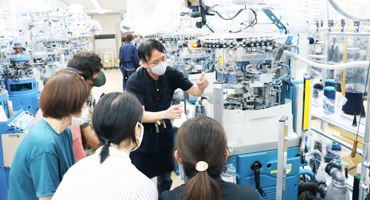 オリジナルソックスづくり体験&高岡LAB見学を行いました